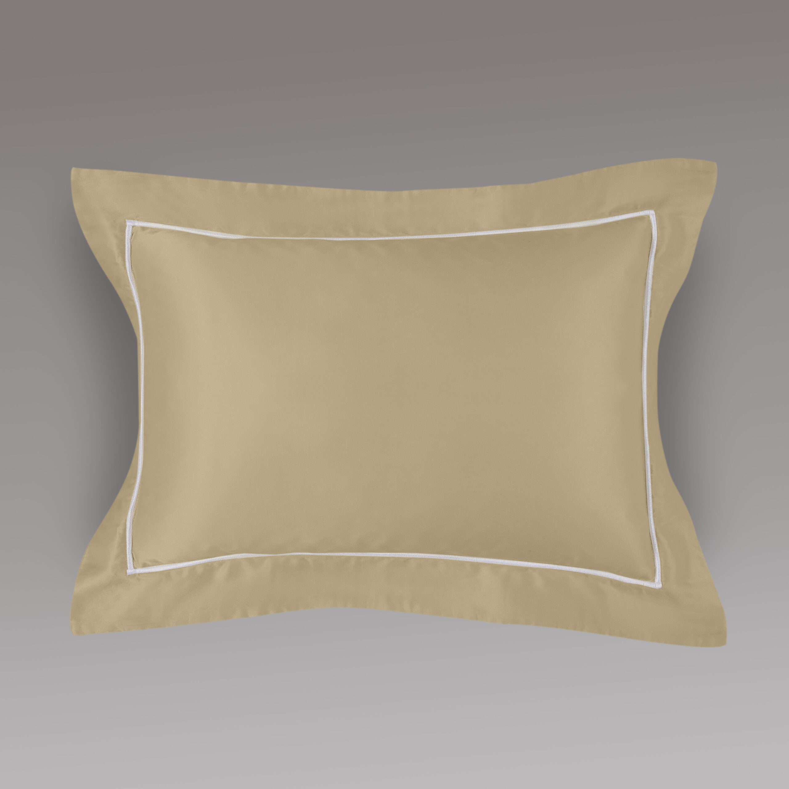 "lazy silk" pillowcases: giallo cuoio / 51 x 71 cm