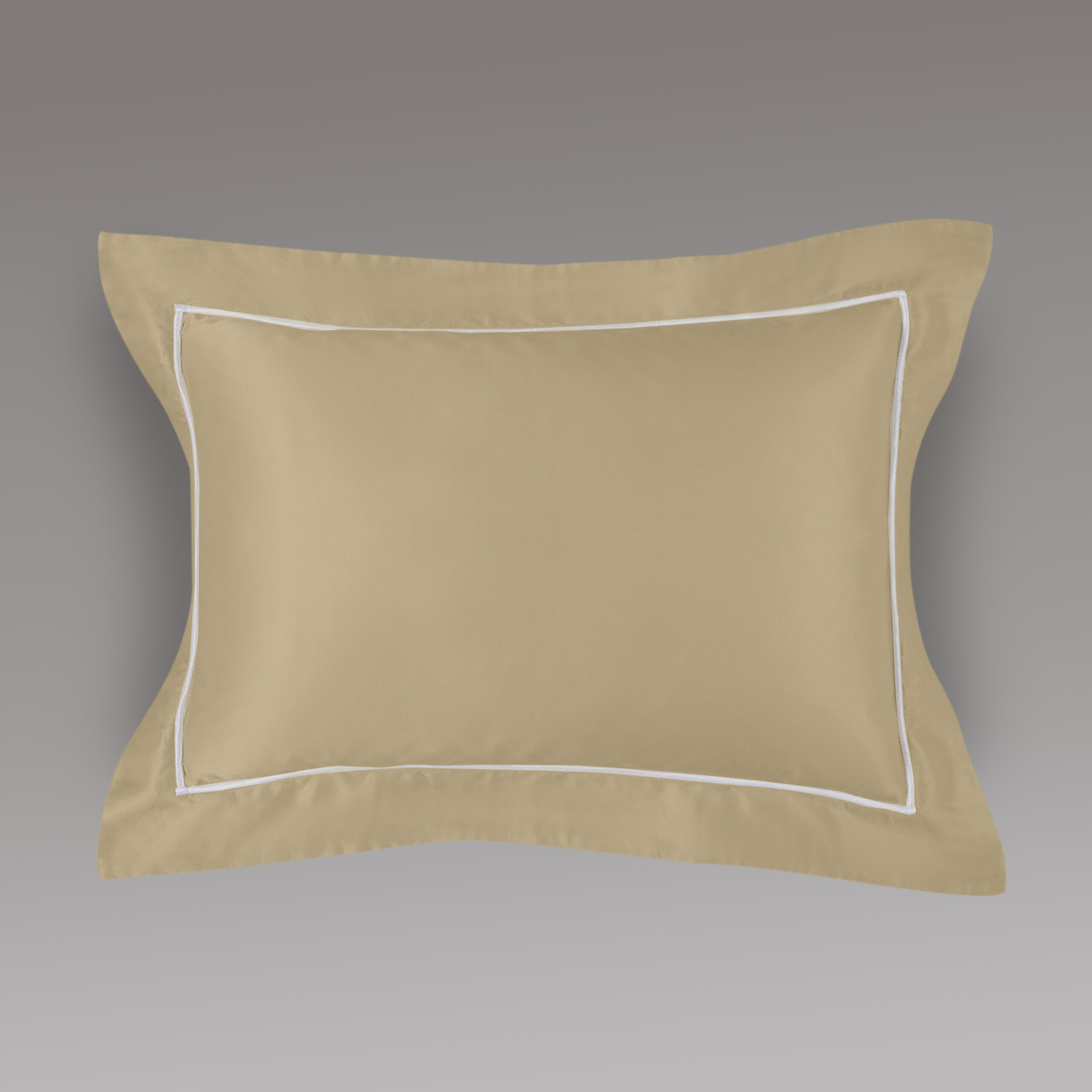 "lazy silk" pillowcases: giallo cuoio / 50 x 80 cm