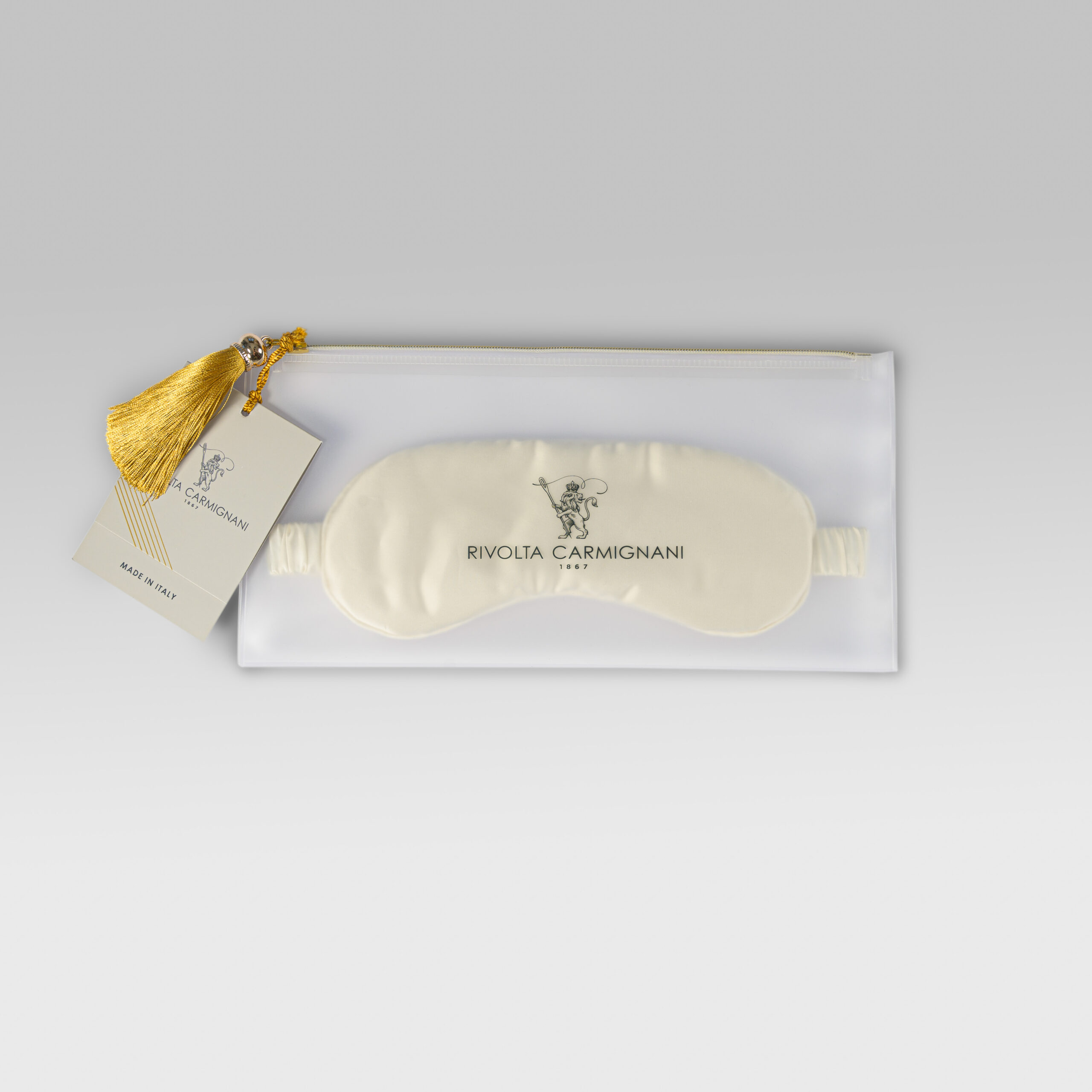 Silk eye mask: grigio perla