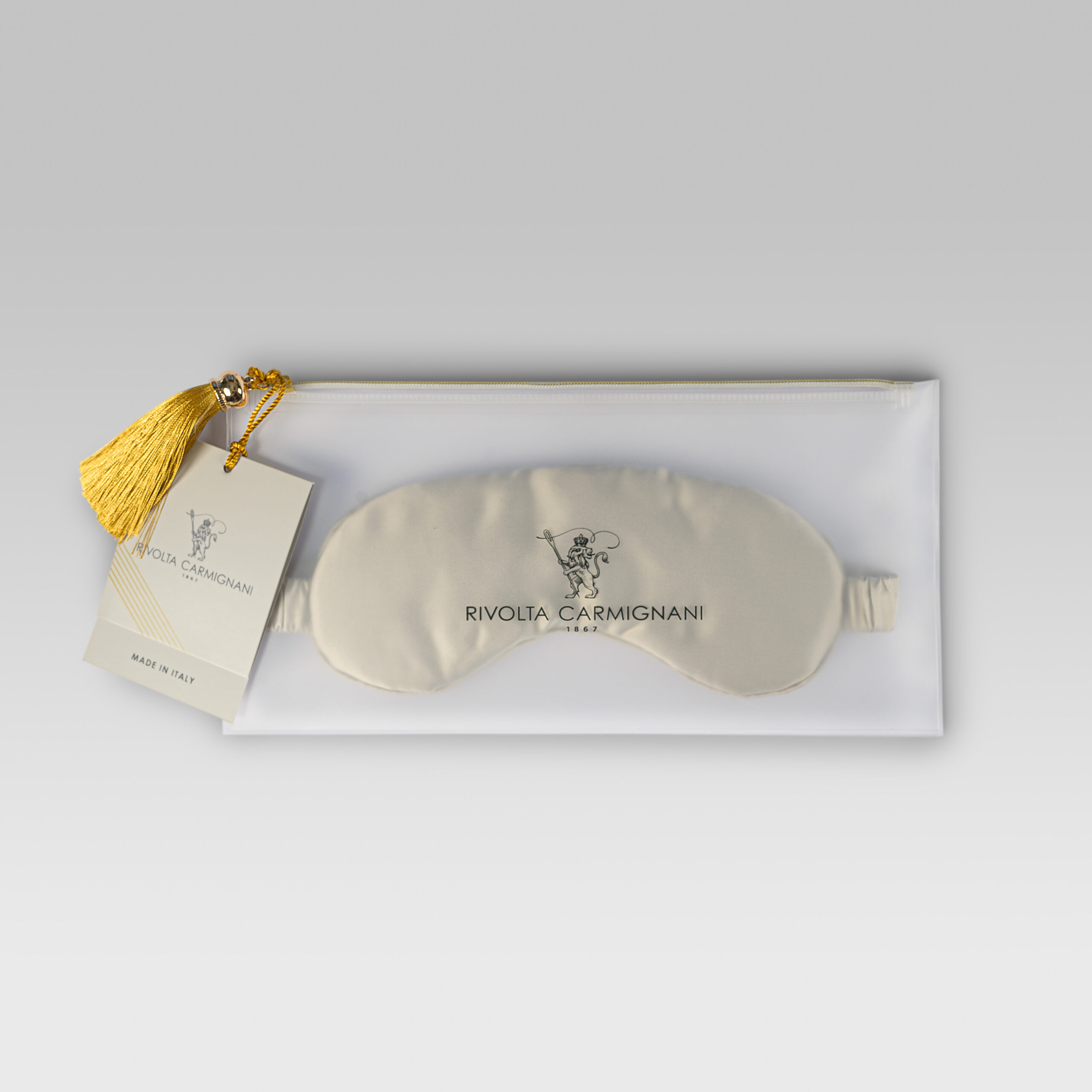 Silk eye mask: bianco naturale