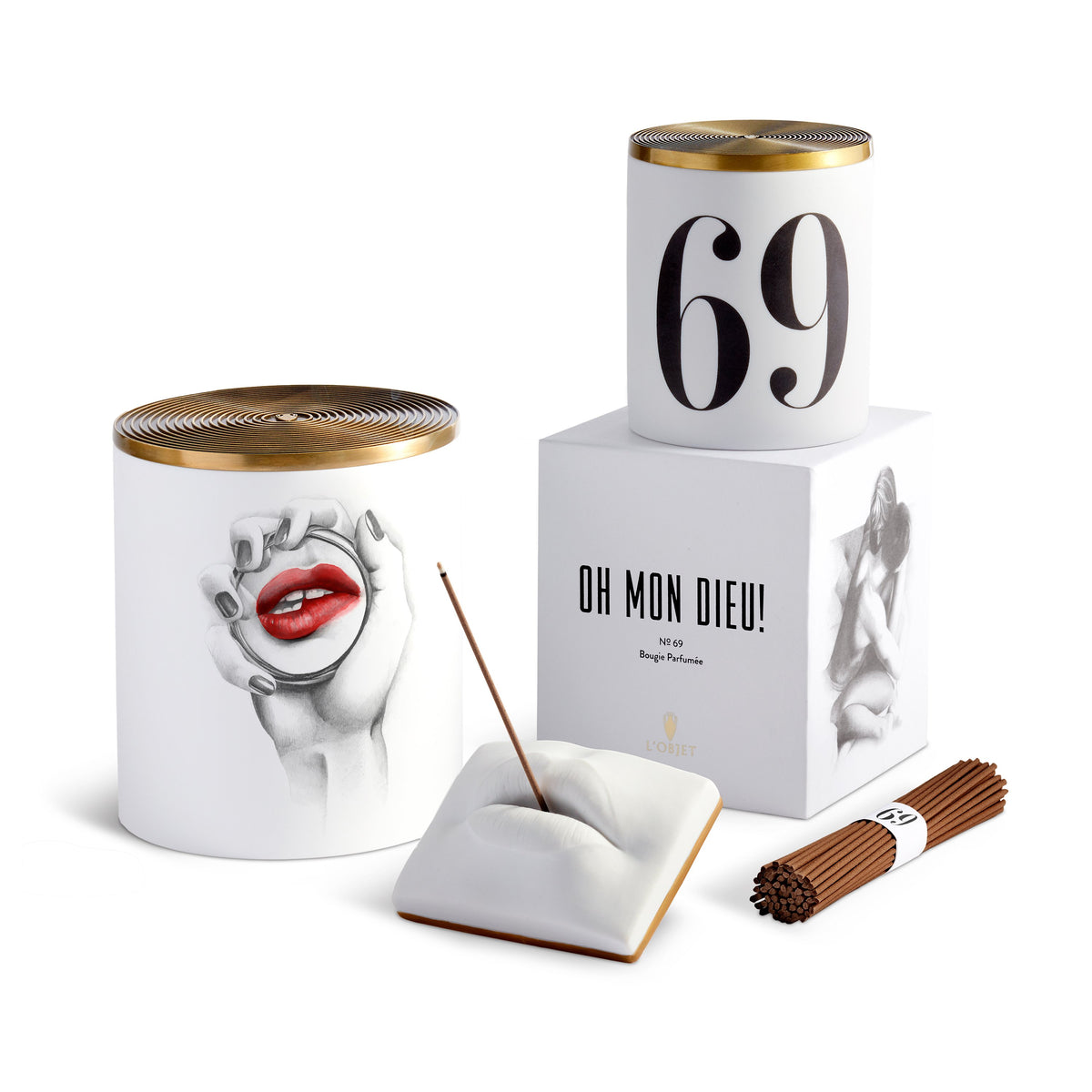 Oh mon dieu no.69 candle