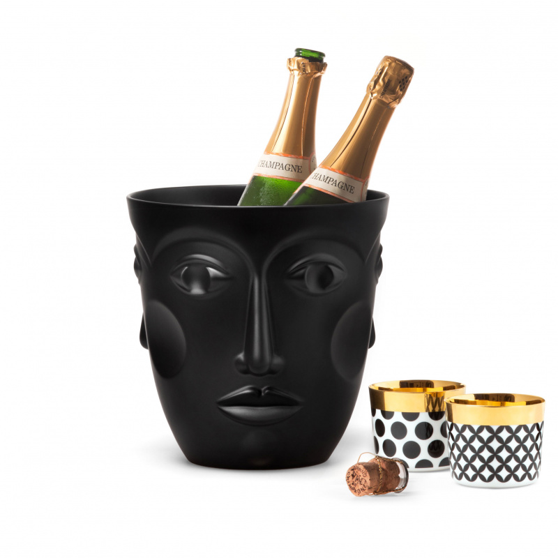 Champagne Cooler "Faces"